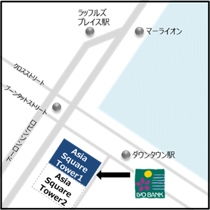 シンガポール支店地図