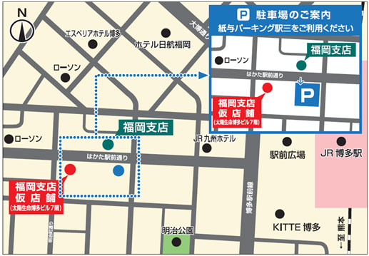 仮店舗地図