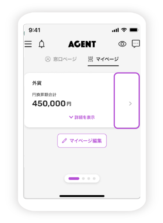 マイページ外貨の図