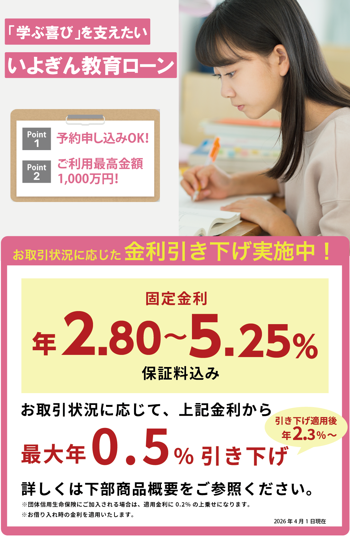 いよぎん教育ローン