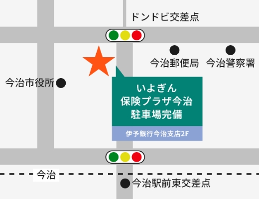保険プラザ今治地図