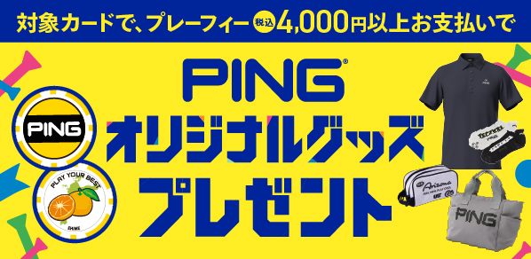 PINGオリジナルマーカーもらえる！