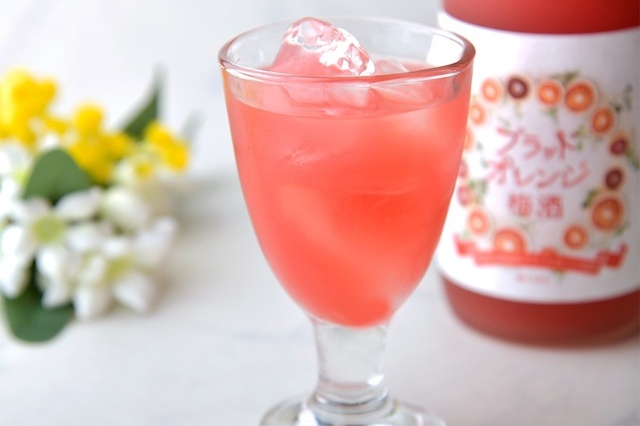 ブラッドオレンジ梅酒