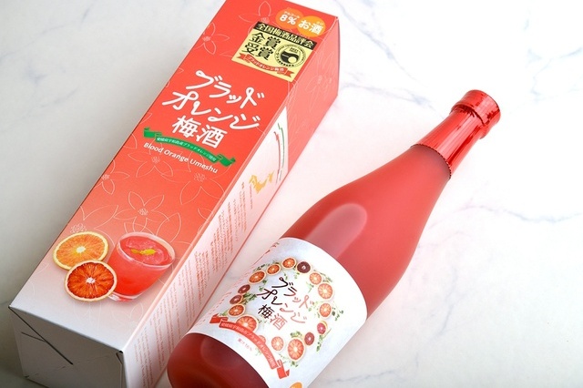 ブラッドオレンジ梅酒