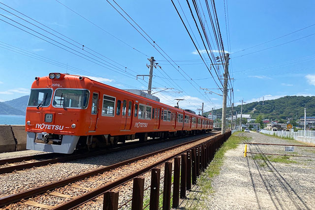 伊予鉄道高浜線「梅津寺駅」