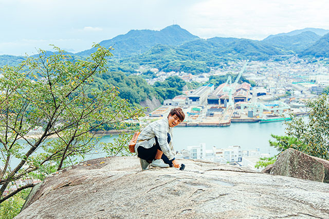 鼓岩(ポンポン岩)