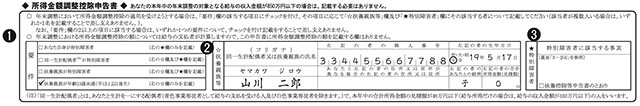 所得金額調整控除申告書