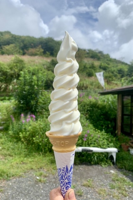 のっぽのソフトクリーム
