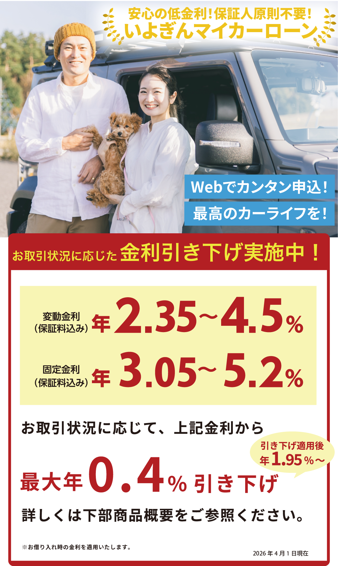 いよぎんマイカーローン