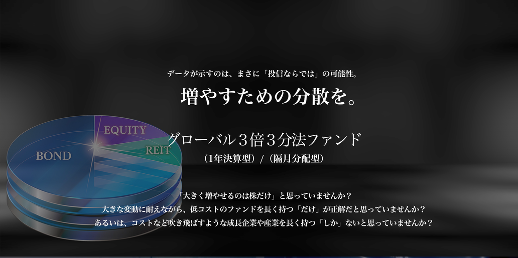 グローバル3倍3分法ファンド 投資信託 伊予銀行