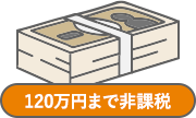 120万円まで非課税